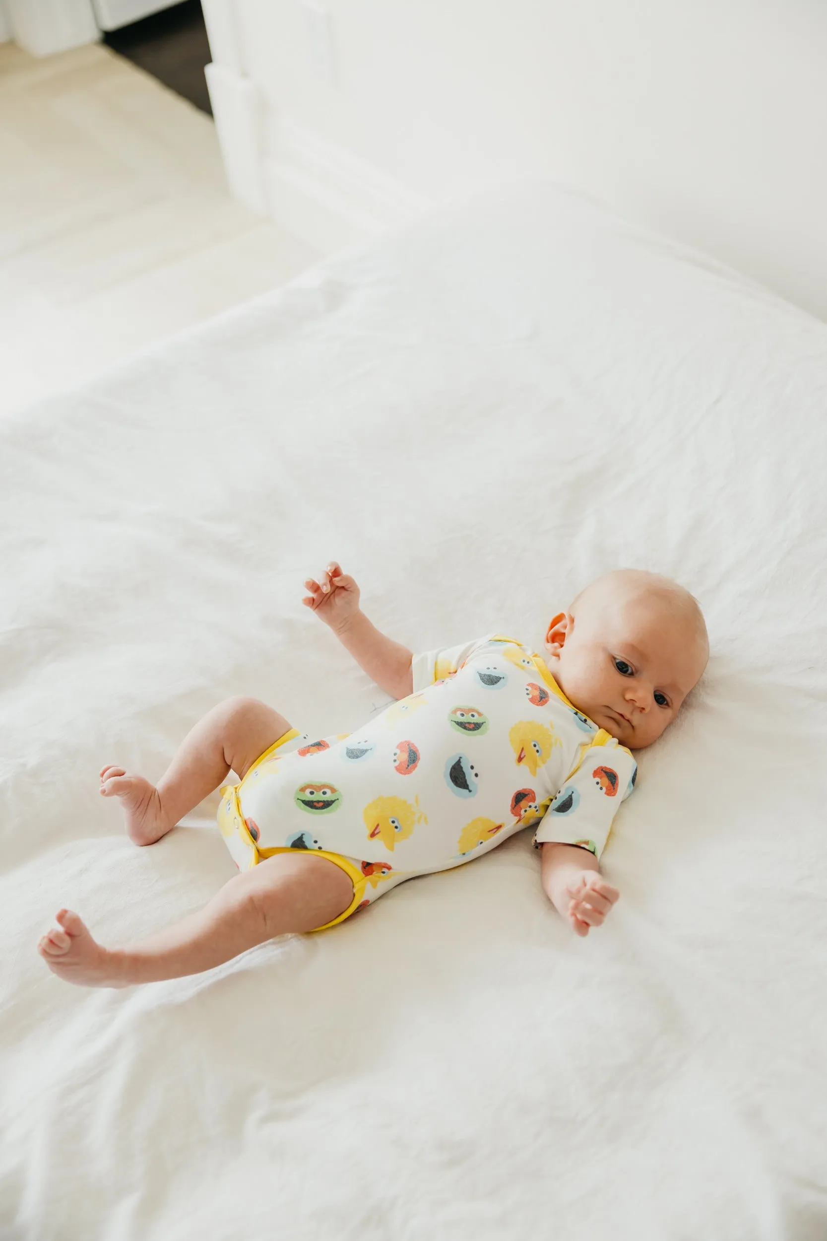 Short Sleeve Bodysuit - Sesame Scribbles