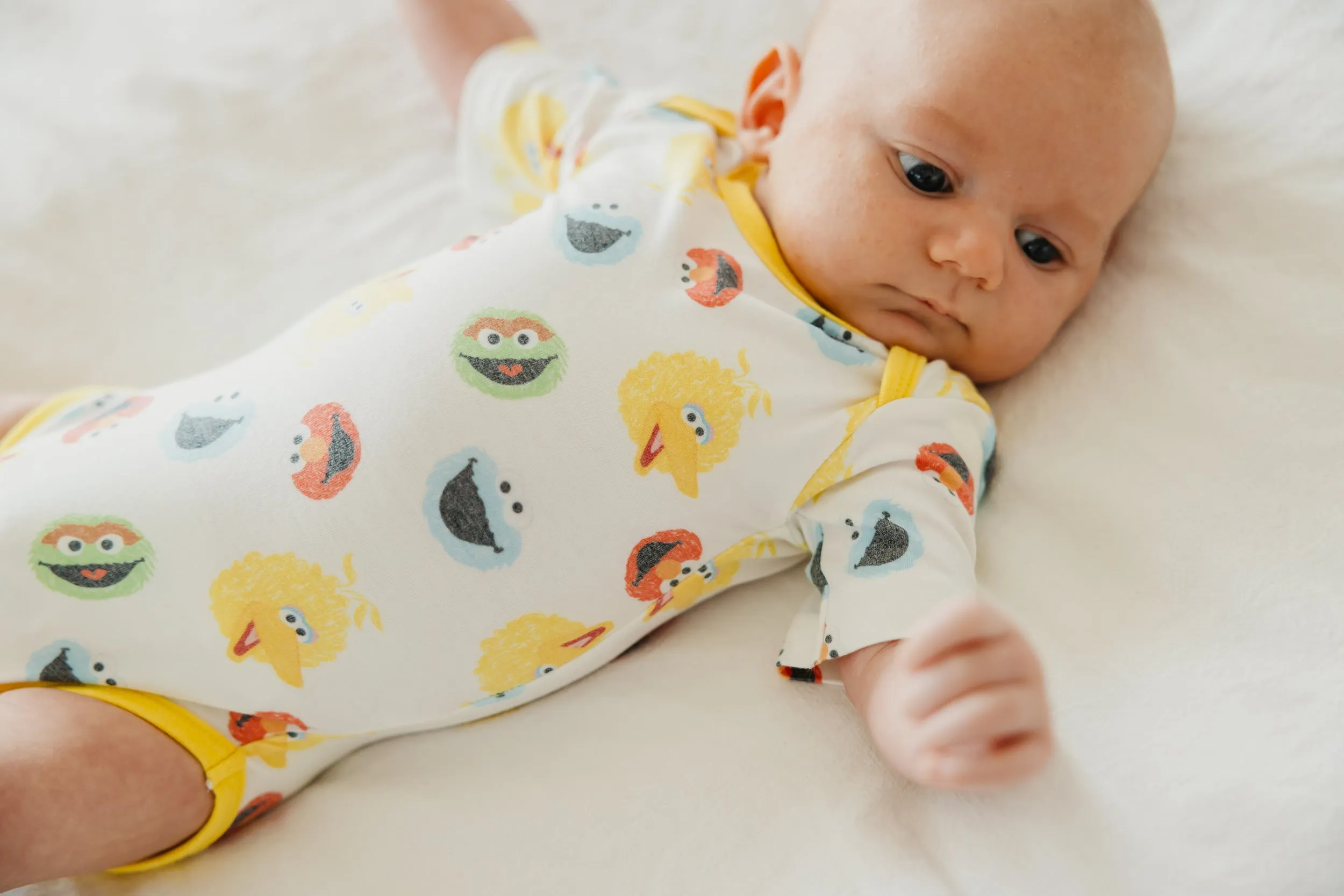 Short Sleeve Bodysuit - Sesame Scribbles