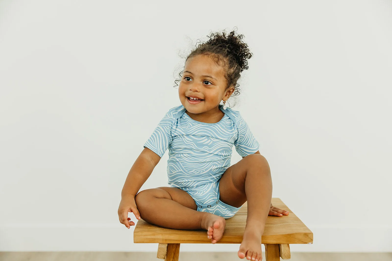 Short Sleeve Bodysuit - Surf
