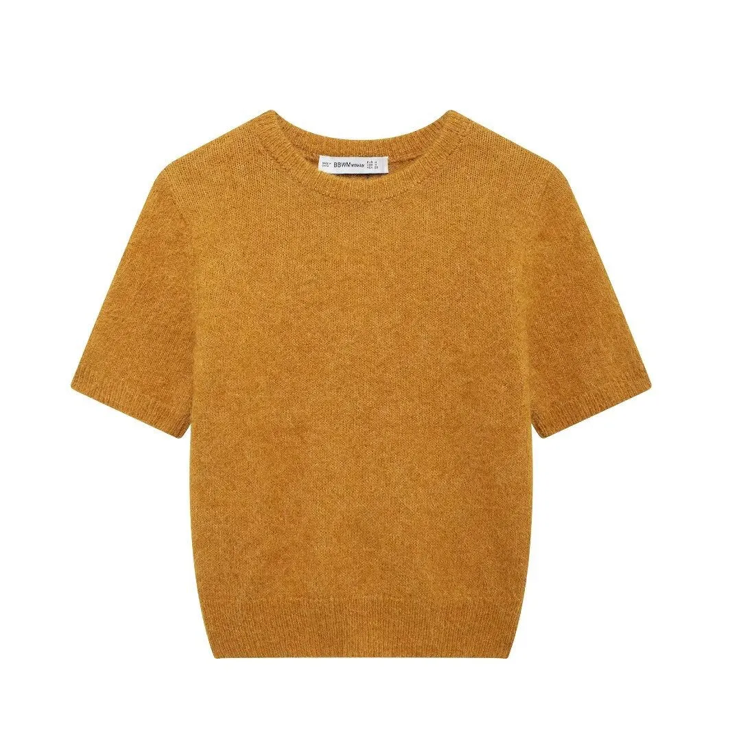 Short Sleeve Knit Tee and Matching Mini Skirt
