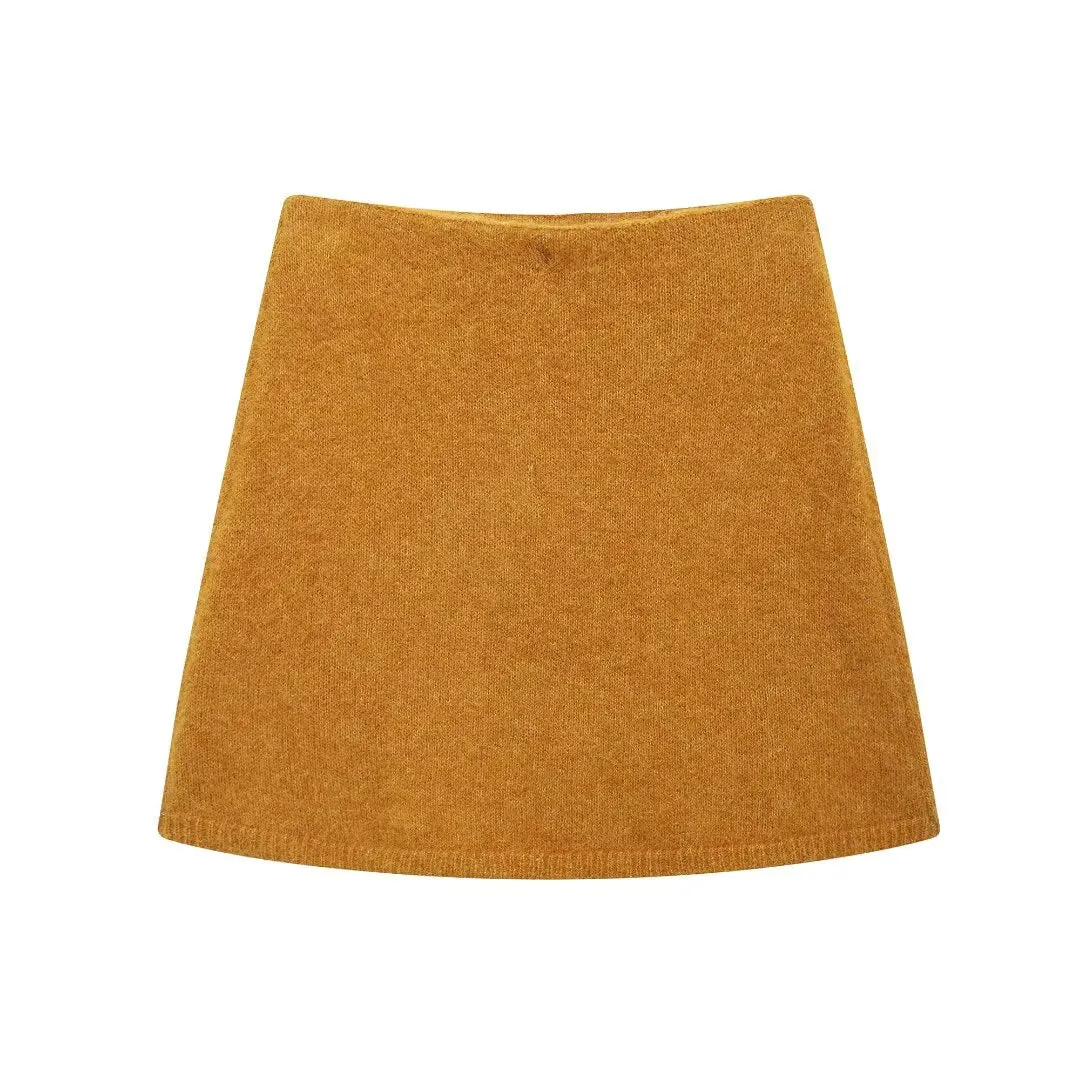 Short Sleeve Knit Tee and Matching Mini Skirt