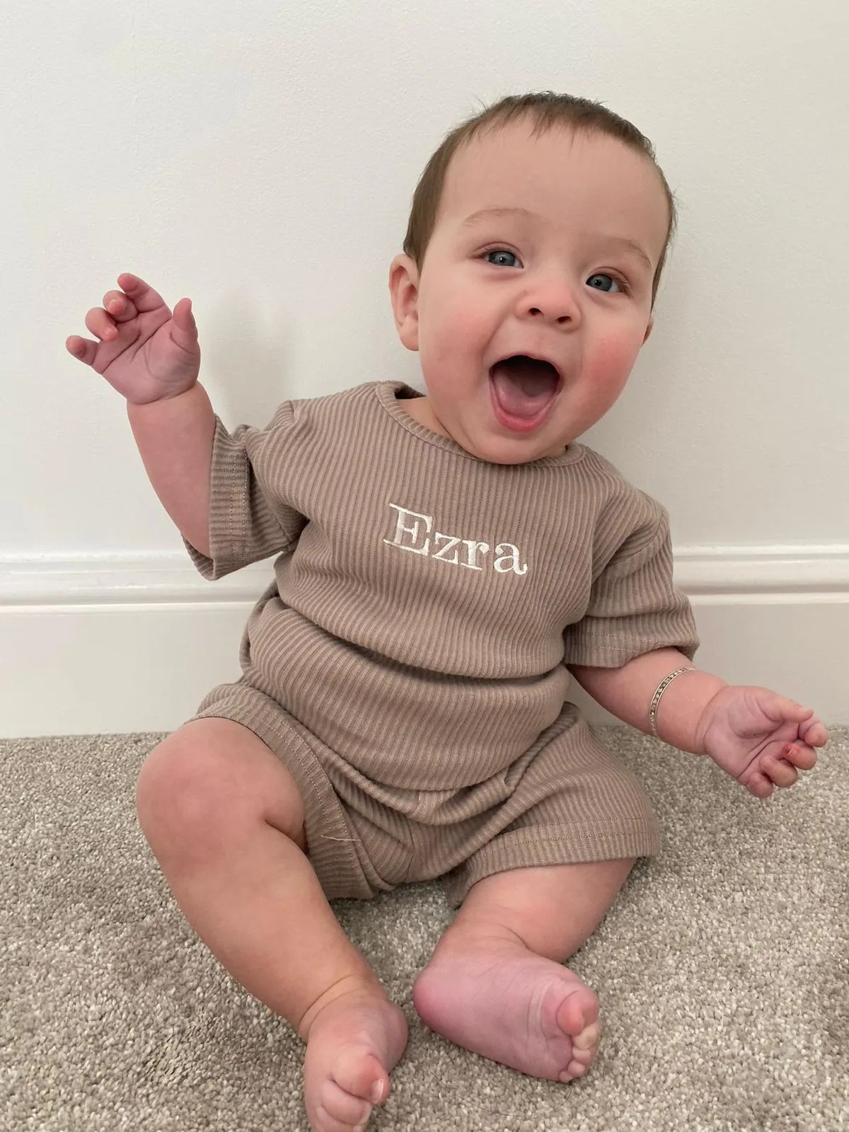 Shortie Ribbed lounge sets - 0-7 years (Personalise to taste) 🤍