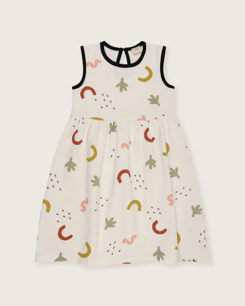 Silhouettes Print Midi Dress