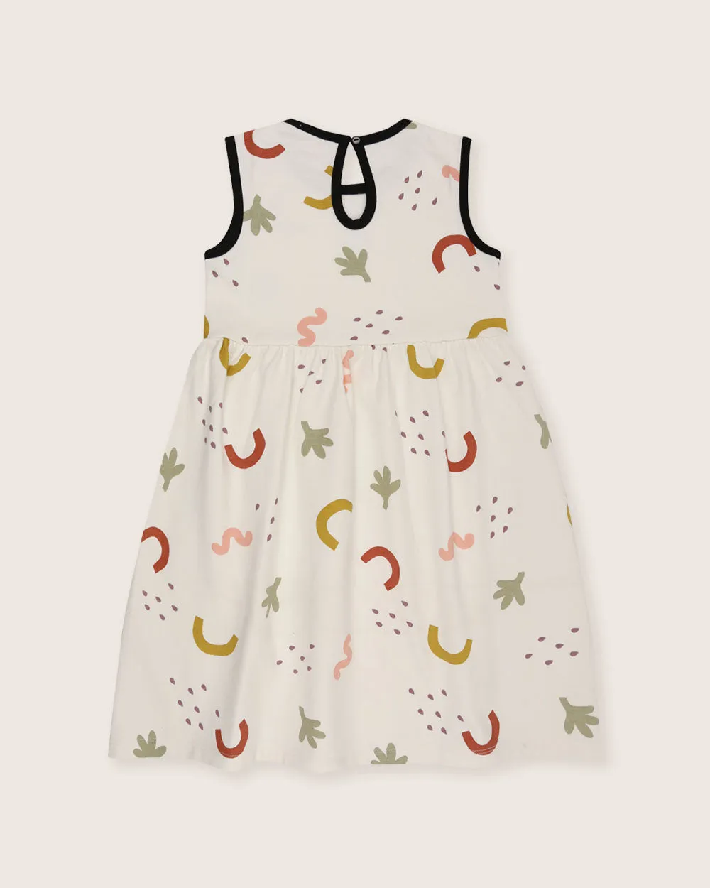 Silhouettes Print Midi Dress