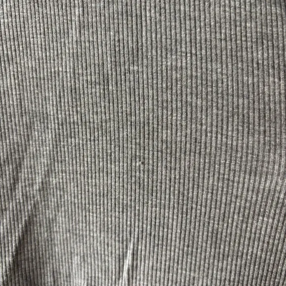Skims Soft Lounge Heather Gray Ribbed Sleep Top Size XXS