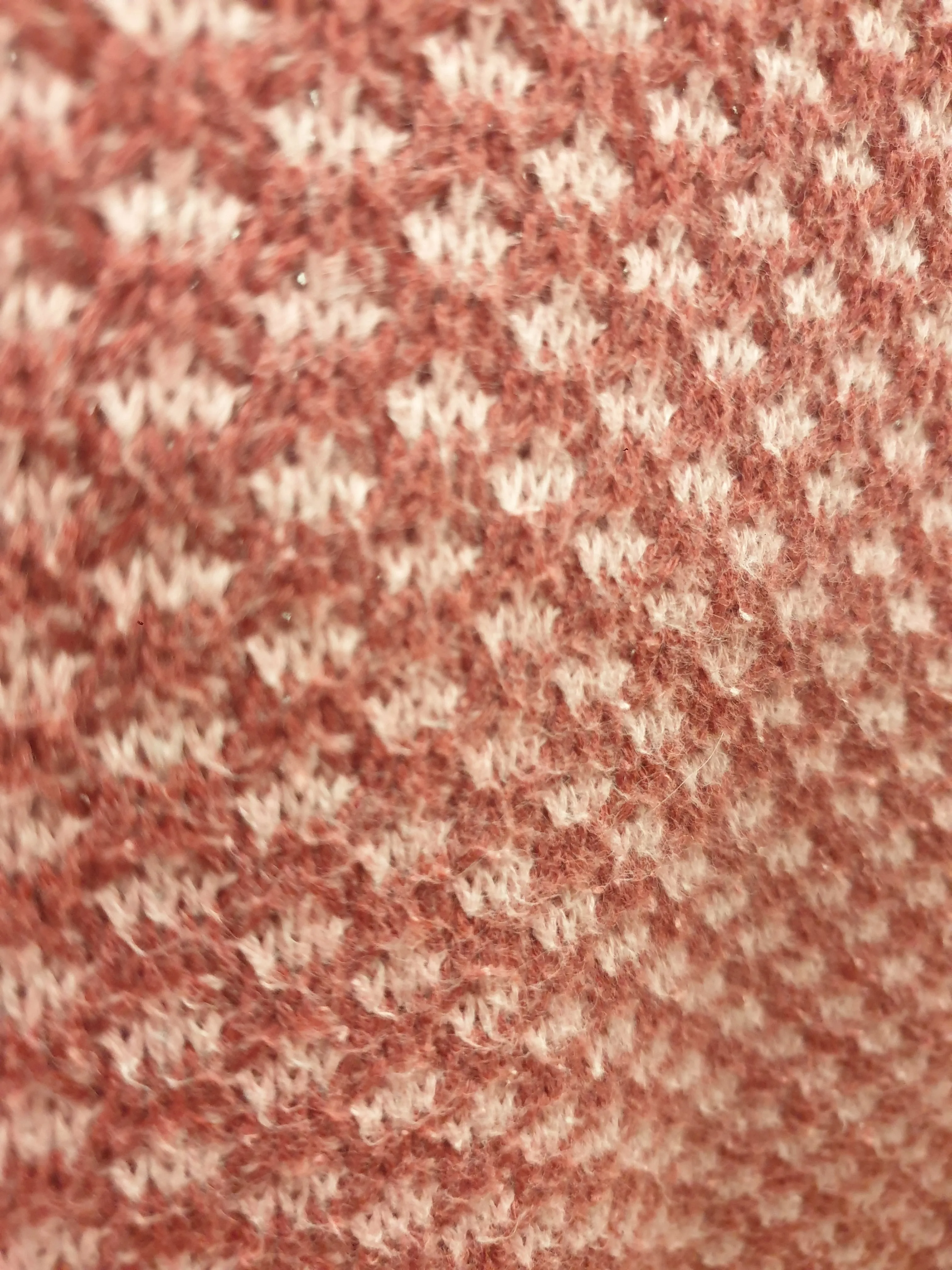 Skin & Threads pink and red knit cotton jumper size 0