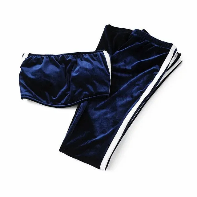 Socialite Velour Set