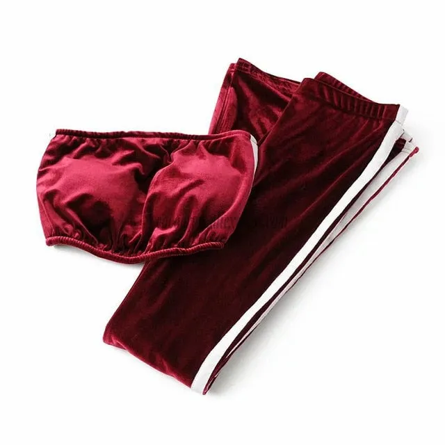 Socialite Velour Set