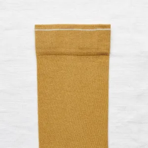 Solid Ochre Socks