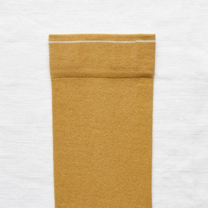 Solid Ochre Socks