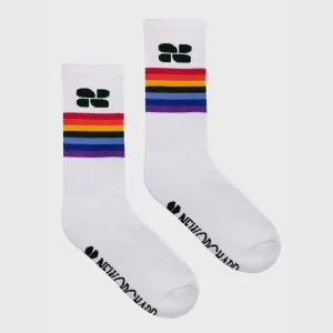 Sports Unisex Cotton Socks | Rainbow