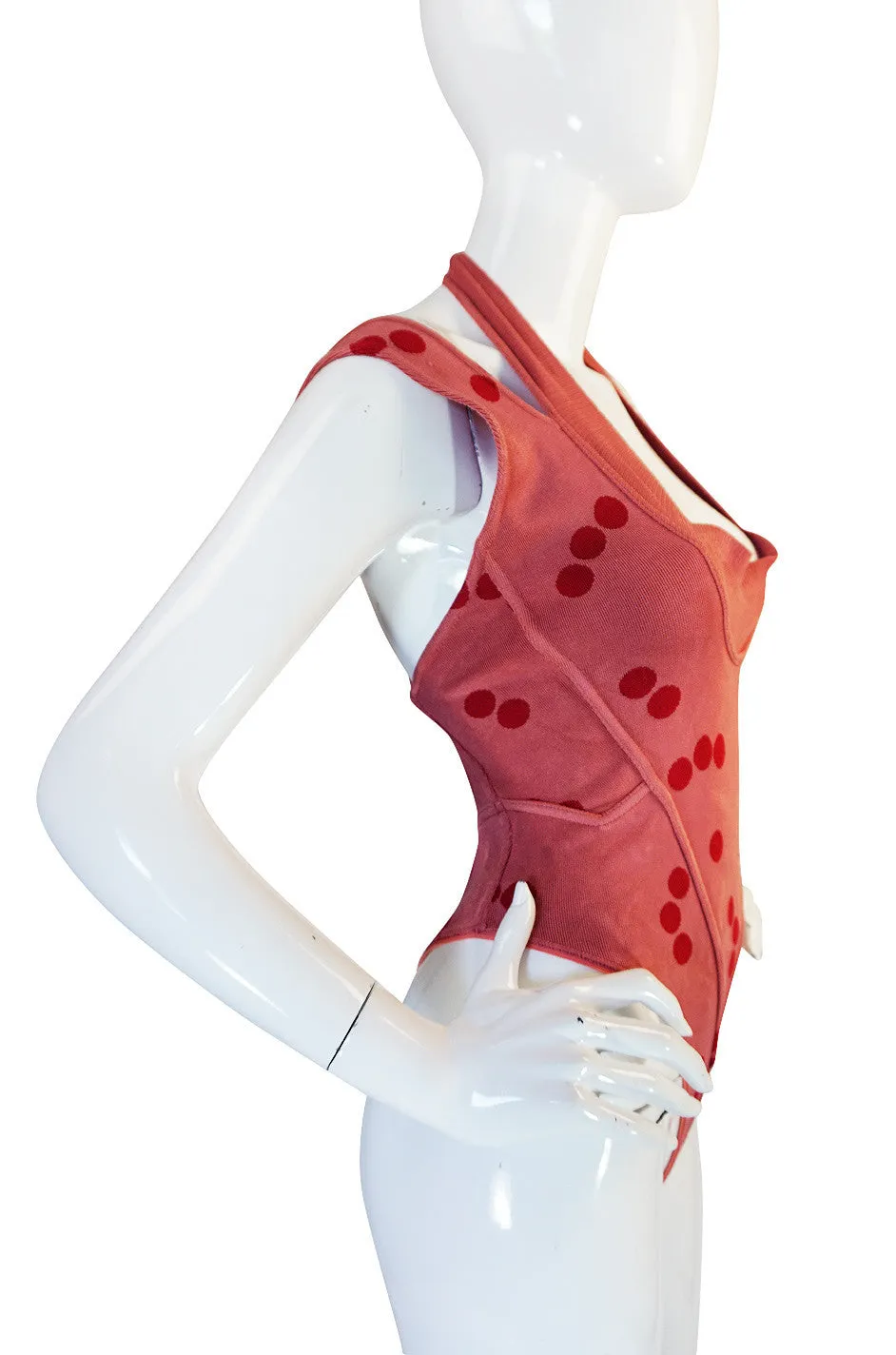 Spring 1991 Collection Azzedine Alaia Dot Body Suit