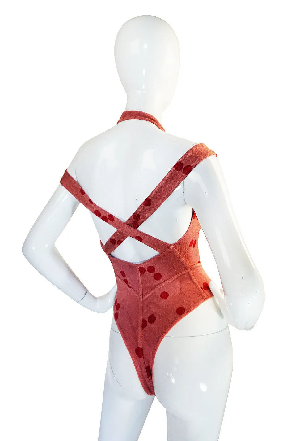 Spring 1991 Collection Azzedine Alaia Dot Body Suit