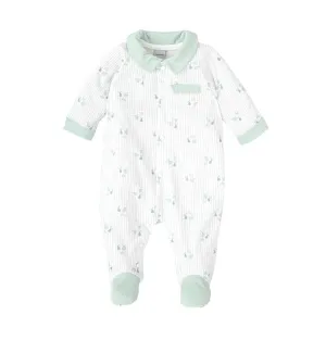 SS25 Babidu - Green Print Babygrow