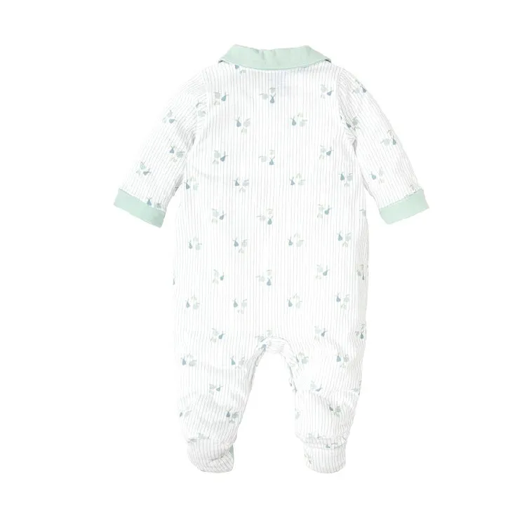 SS25 Babidu - Green Print Babygrow