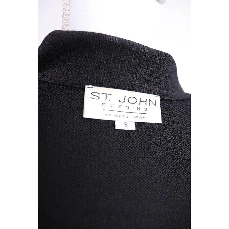 ST. JOHN 90's Evening Knit Skirt Suit | Size M