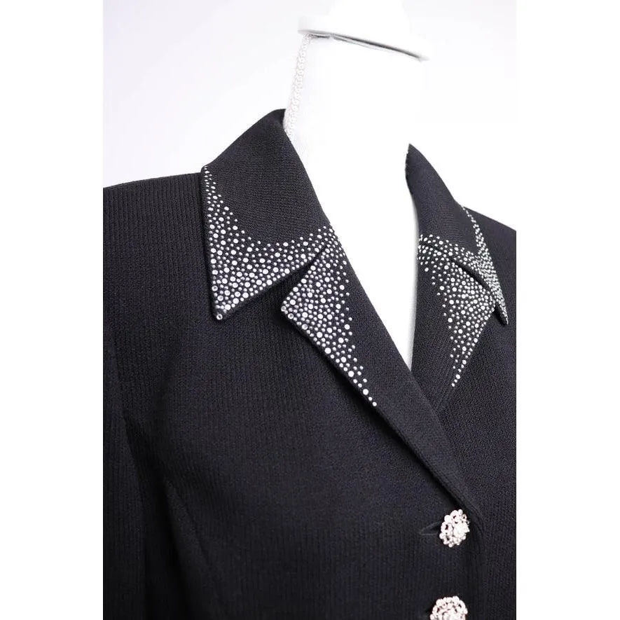 ST. JOHN 90's Evening Knit Skirt Suit | Size M