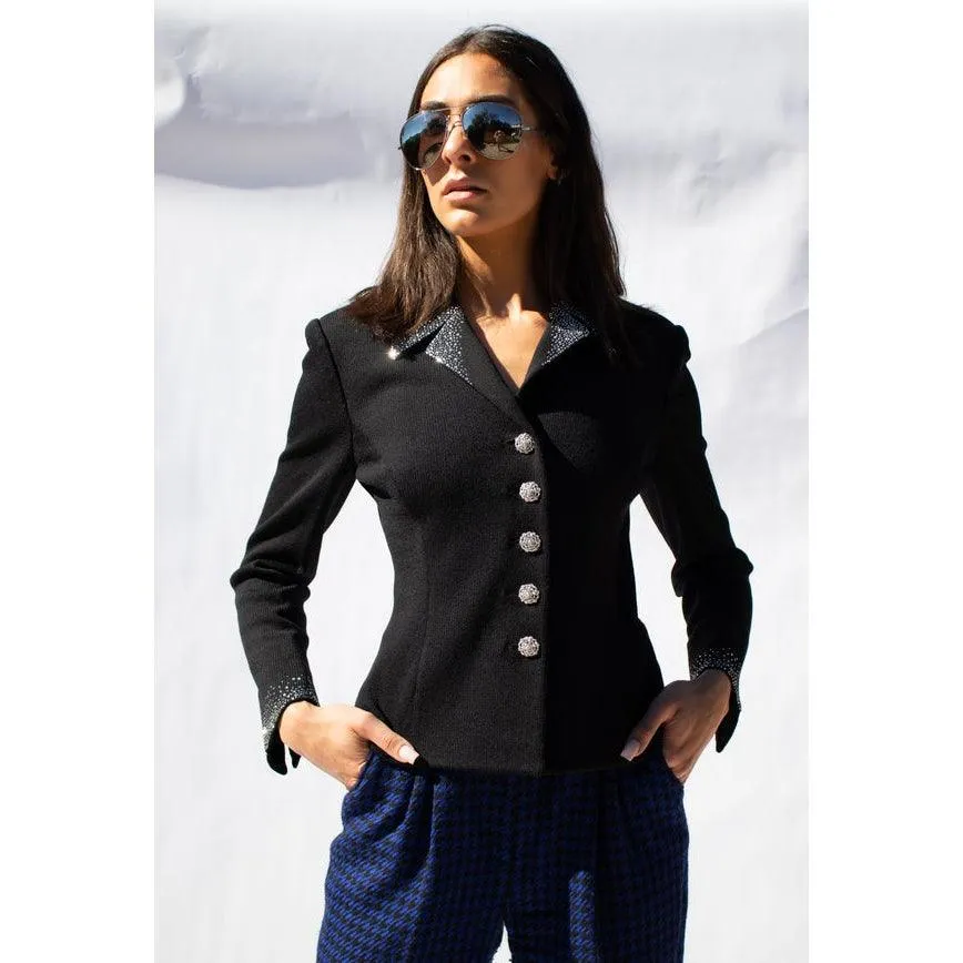 ST. JOHN 90's Evening Knit Skirt Suit | Size M