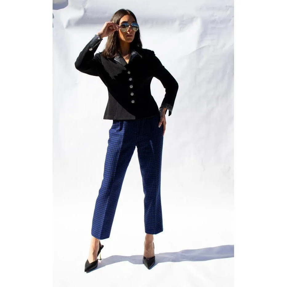ST. JOHN 90's Evening Knit Skirt Suit | Size M