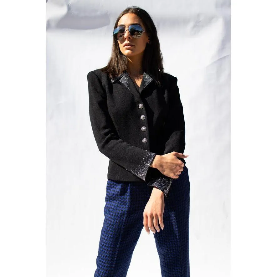 ST. JOHN 90's Evening Knit Skirt Suit | Size M