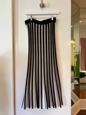 Stripe Knit Skirt