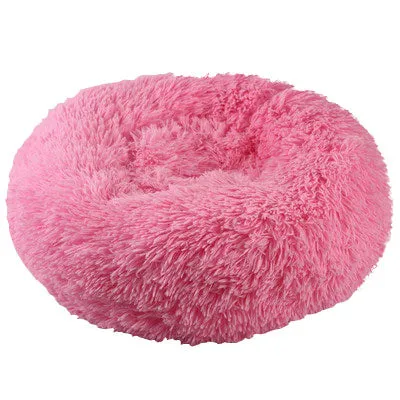 Super Soft Round Plush Bed For Cats