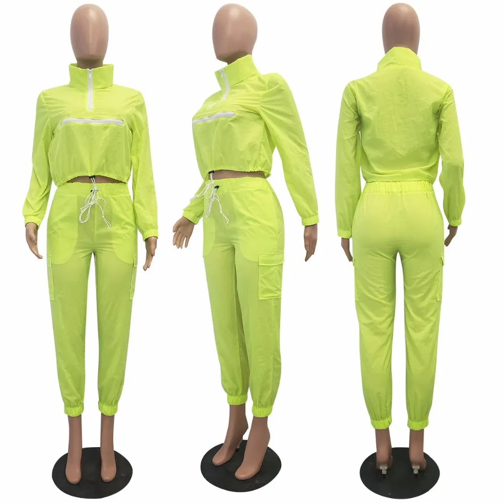 SWISH SWISH Neon Tracksuit Set