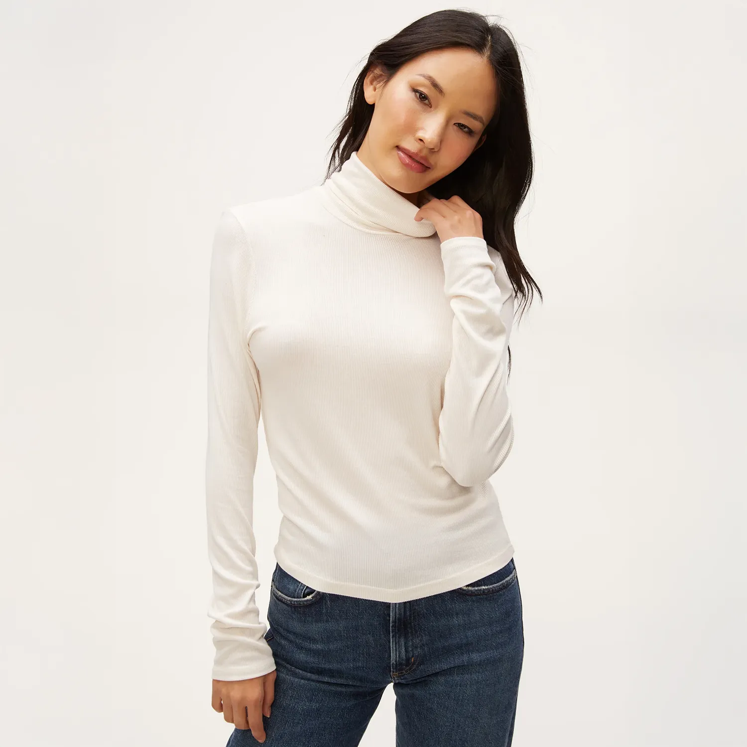 Tara Crop Turtleneck