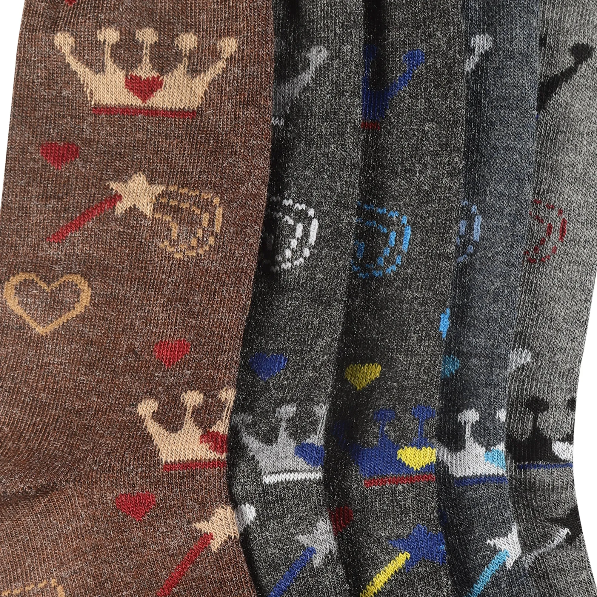 Texlon Calf Length Woolen Spandex Warm Winter Wear Socks For Kids Boy/Girls