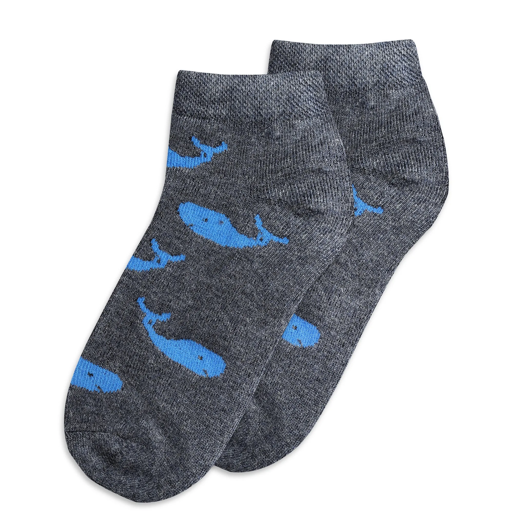 Texlon Kids Ankle Length Woolen Terry Thick Towel Spandex Winter Wear Socks Pack of 5