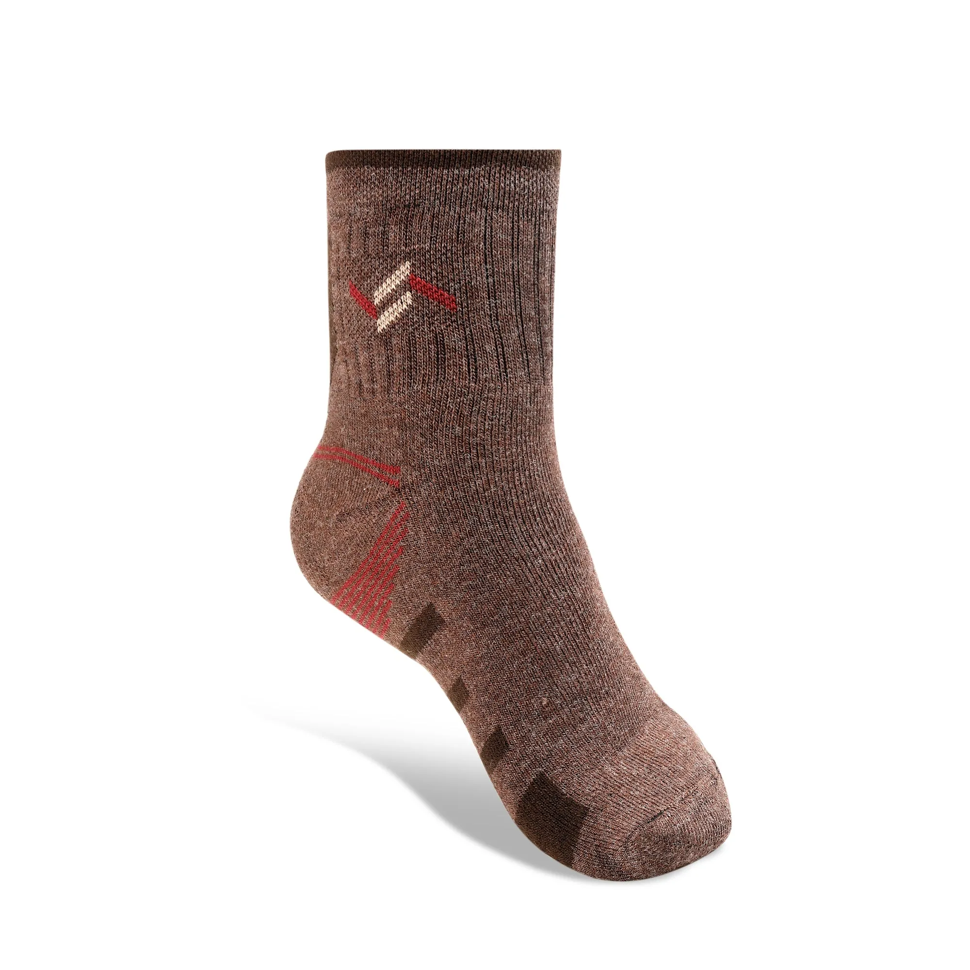 Texlon Men Ankle Length Woolen Terry Thick Towel Socks Pack of 4
