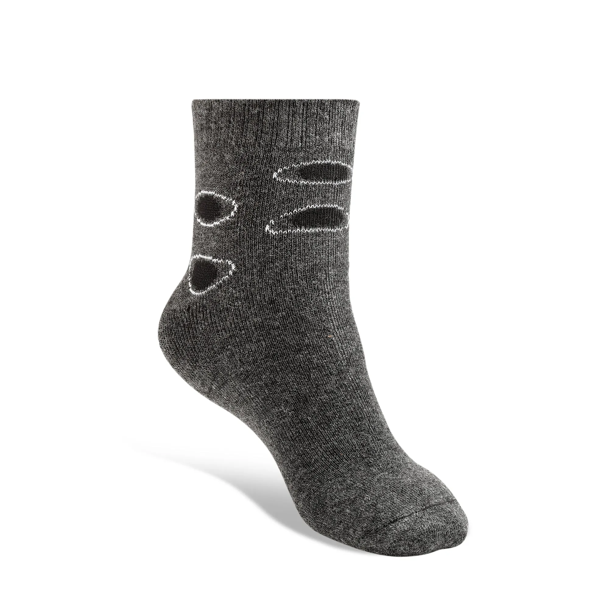 Texlon Men Ankle Length Woolen Terry Thick Towel Socks Pack of 4