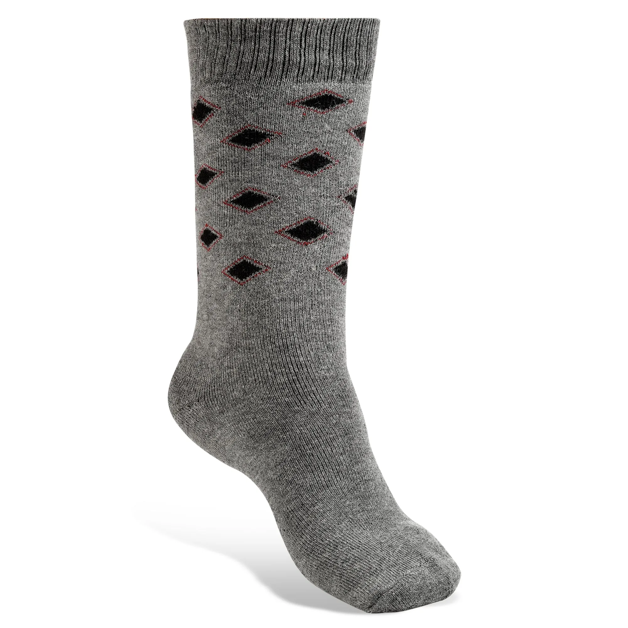 Texlon Men Calf Length Woolen Terry Thick Towel Socks Pack of 4