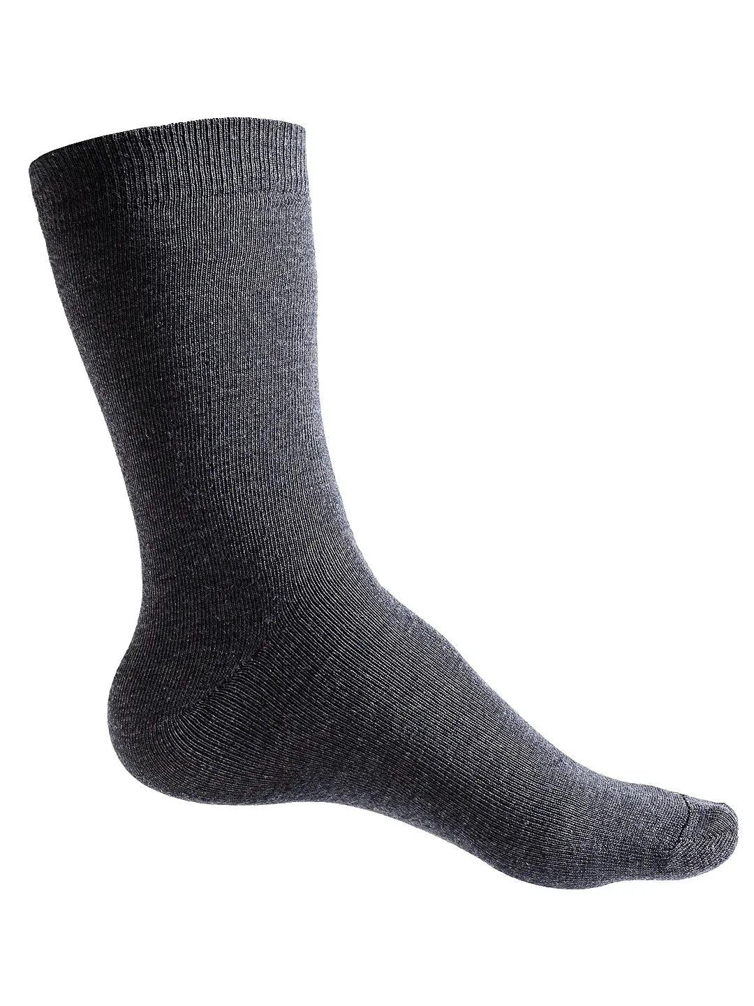 Texlon Men's Woolen Calf Length Solid Thick Winter Wear Socks (Multicolor, Free Size) - Pack of 5 Pairs