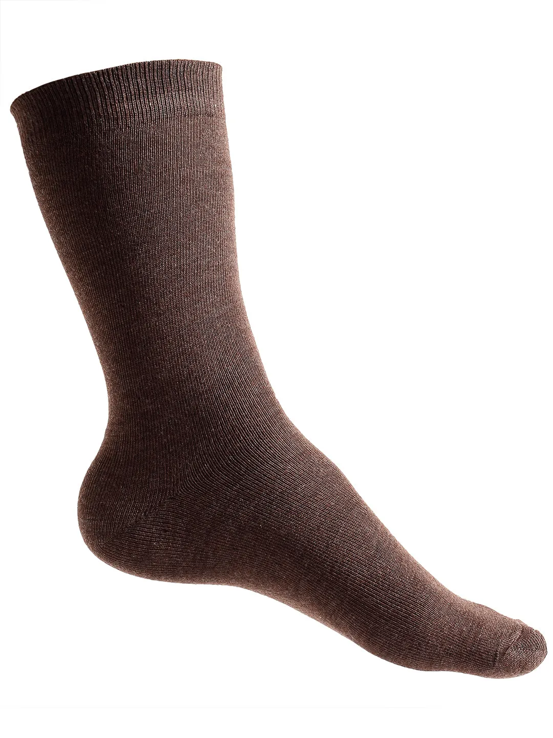 Texlon Men's Woolen Calf Length Solid Thick Winter Wear Socks (Multicolor, Free Size) - Pack of 5 Pairs