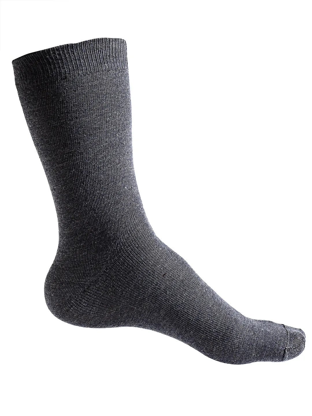Texlon Men's Woolen Calf Length Solid Thick Winter Wear Socks (Multicolor, Free Size) - Pack of 5 Pairs