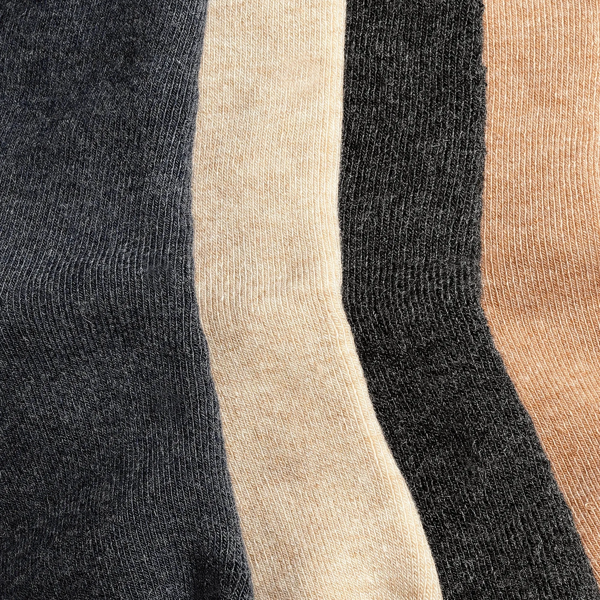 Texlon Women Ankle Length Thumb Woolen Terry Thick Towel Spandex Winter Wear Socks Pack of 4