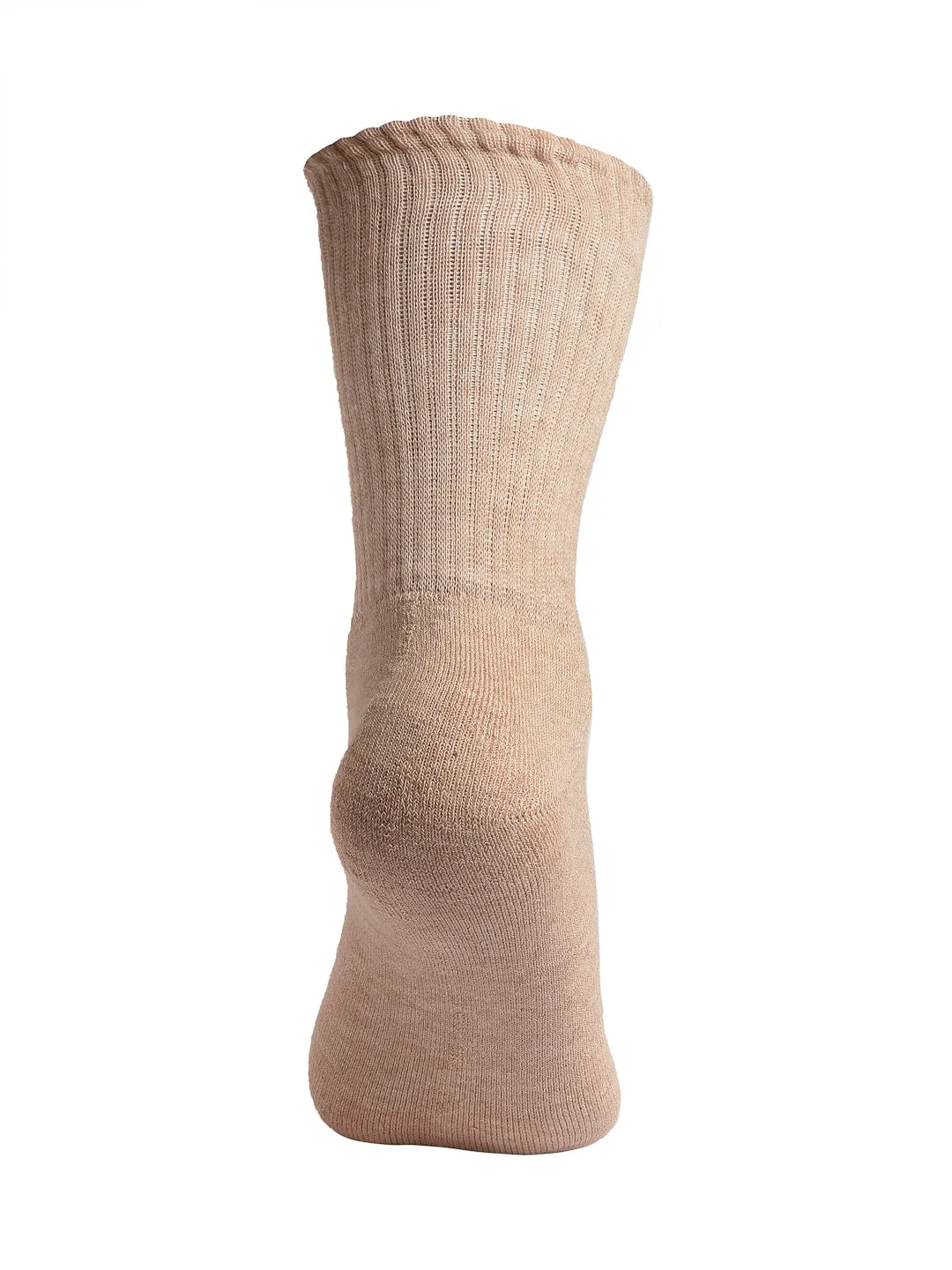 Texlon Women's Calf Length Towel Terry Thick Woolen Multicolored Thumb Socks(Pack of 3 Pairs)