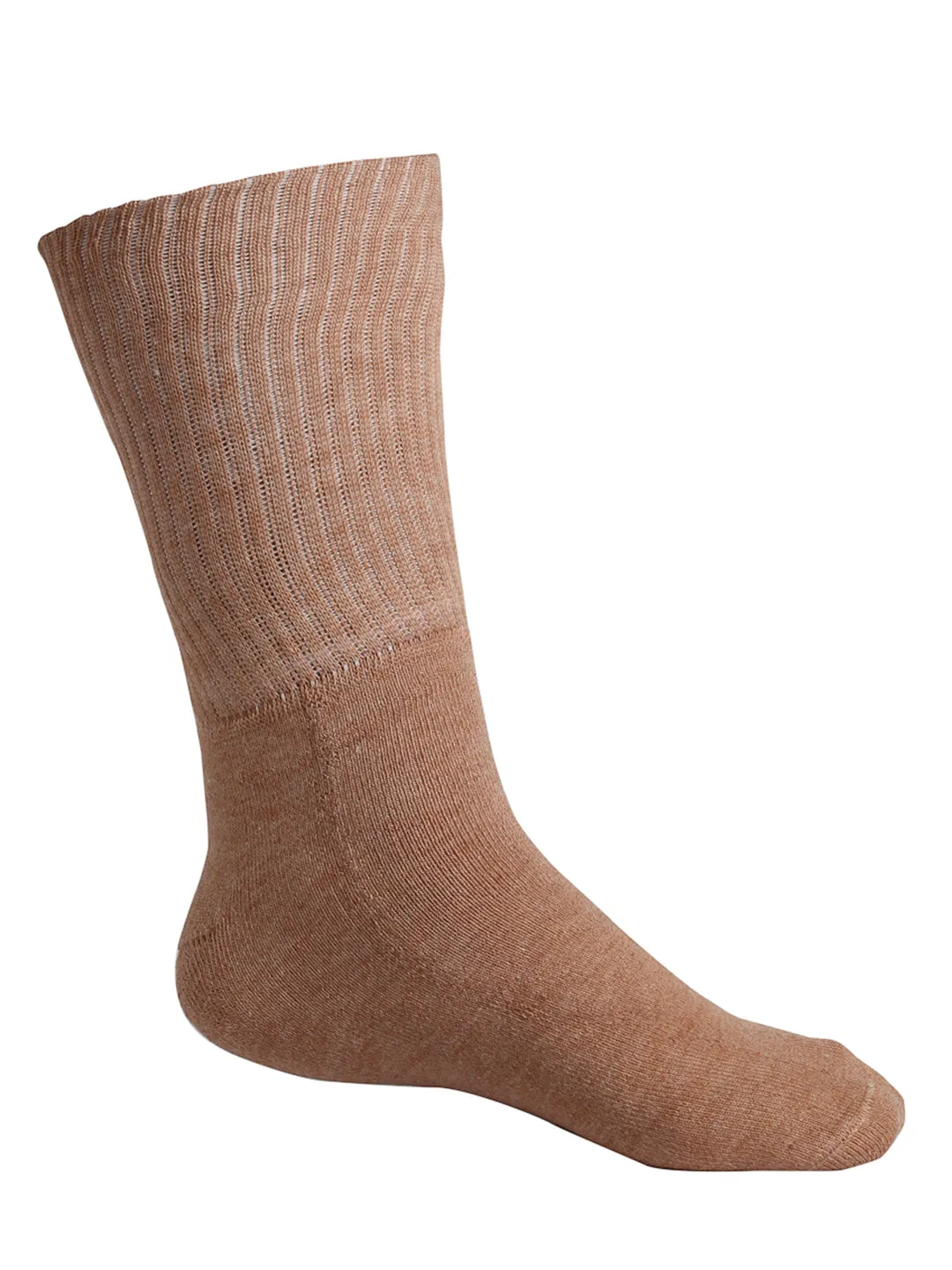 Texlon Women's Calf Length Towel Terry Thick Woolen Multicolored Thumb Socks(Pack of 3 Pairs)