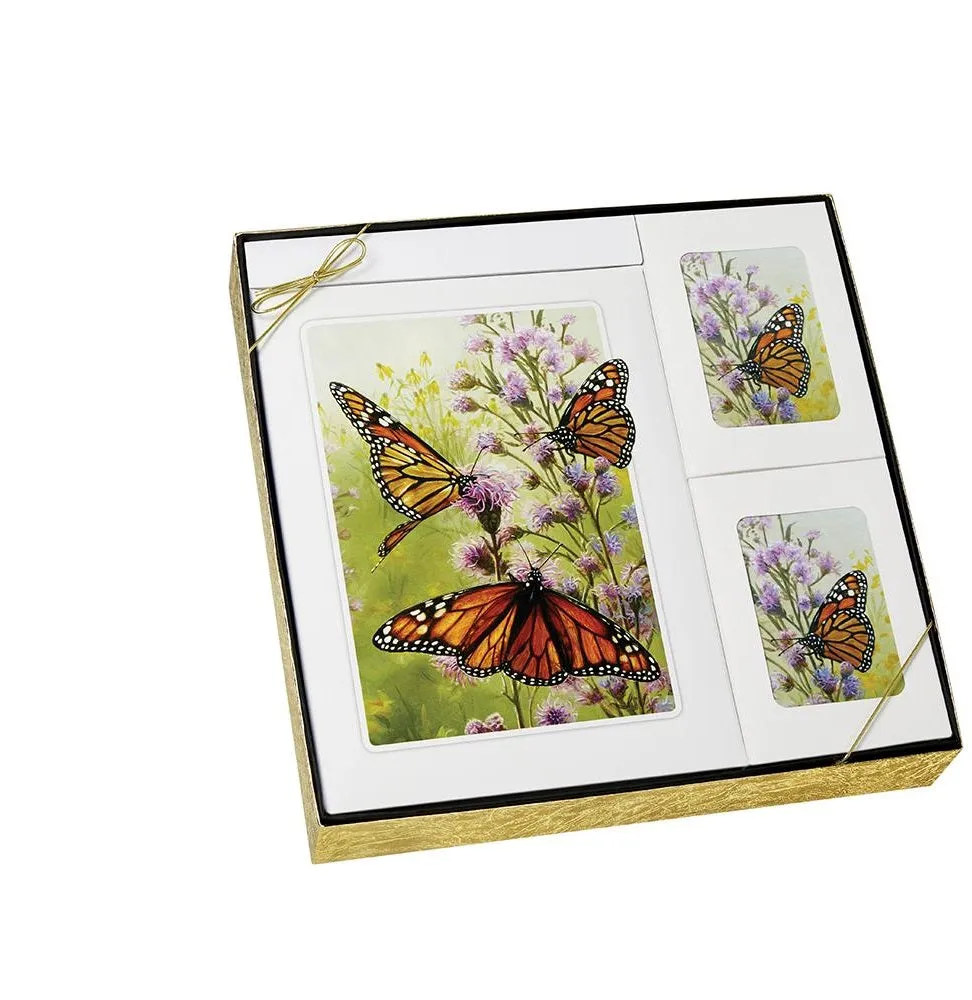 Theme Butterfly - Urn & Stationery Box Set - IUTM116-SET