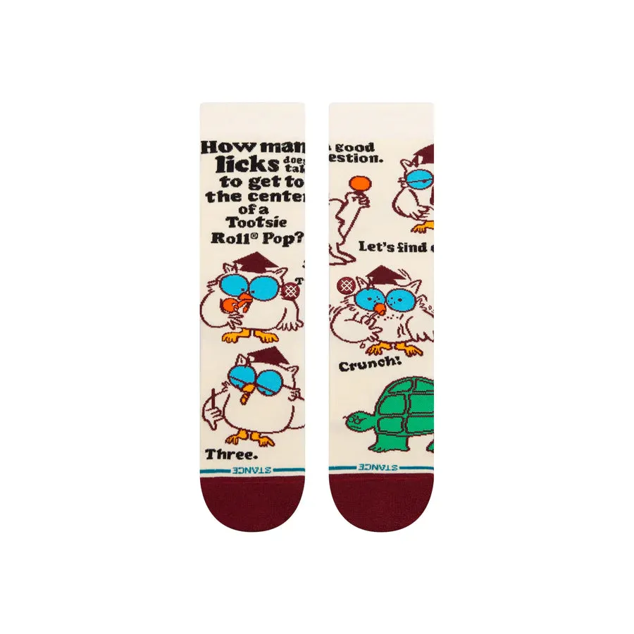 Tootsie Roll Pop x Stance Mr. Owl Crew Socks