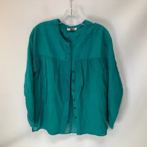 Top Long Sleeve By Anthropologie In Blue, Size: S