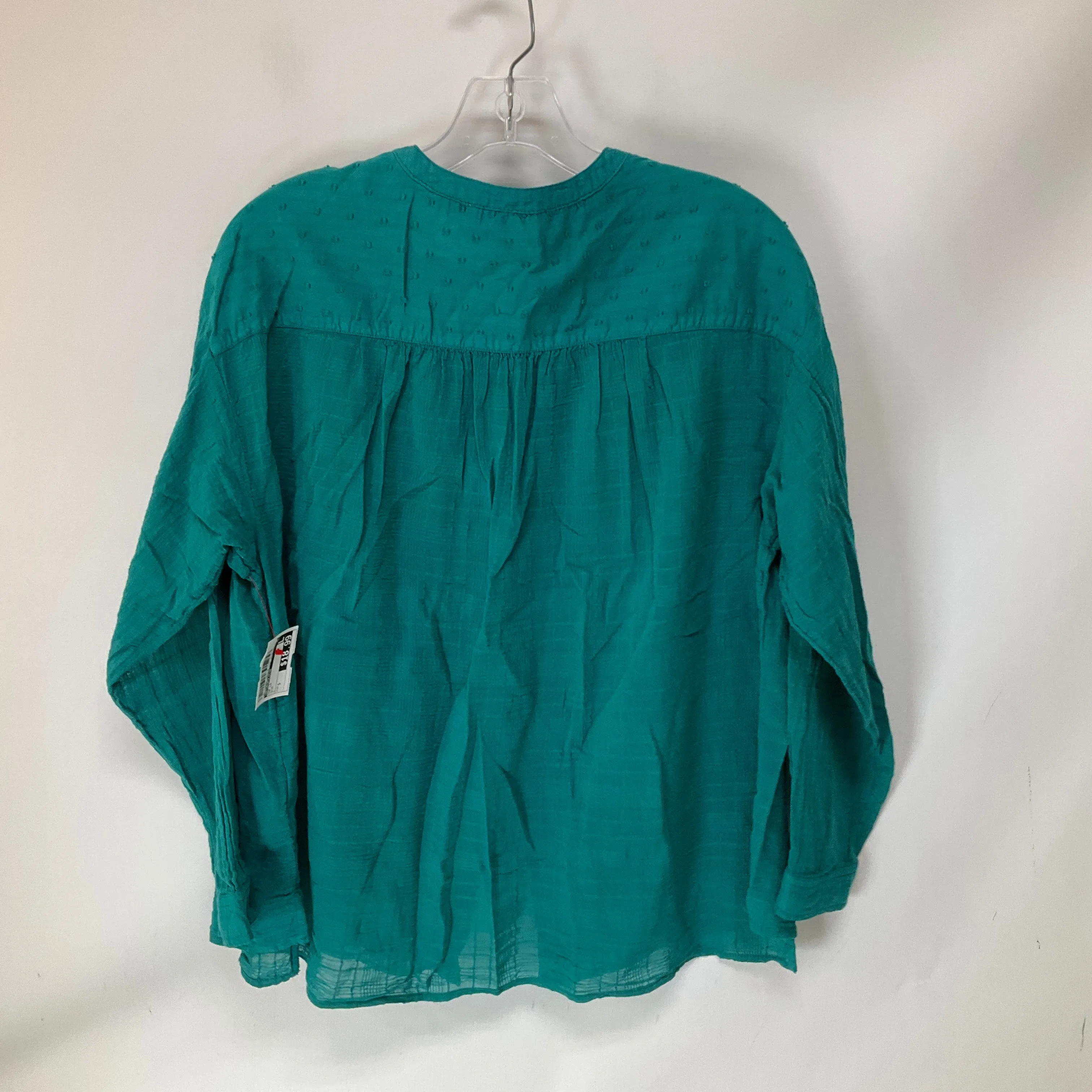 Top Long Sleeve By Anthropologie In Blue, Size: S