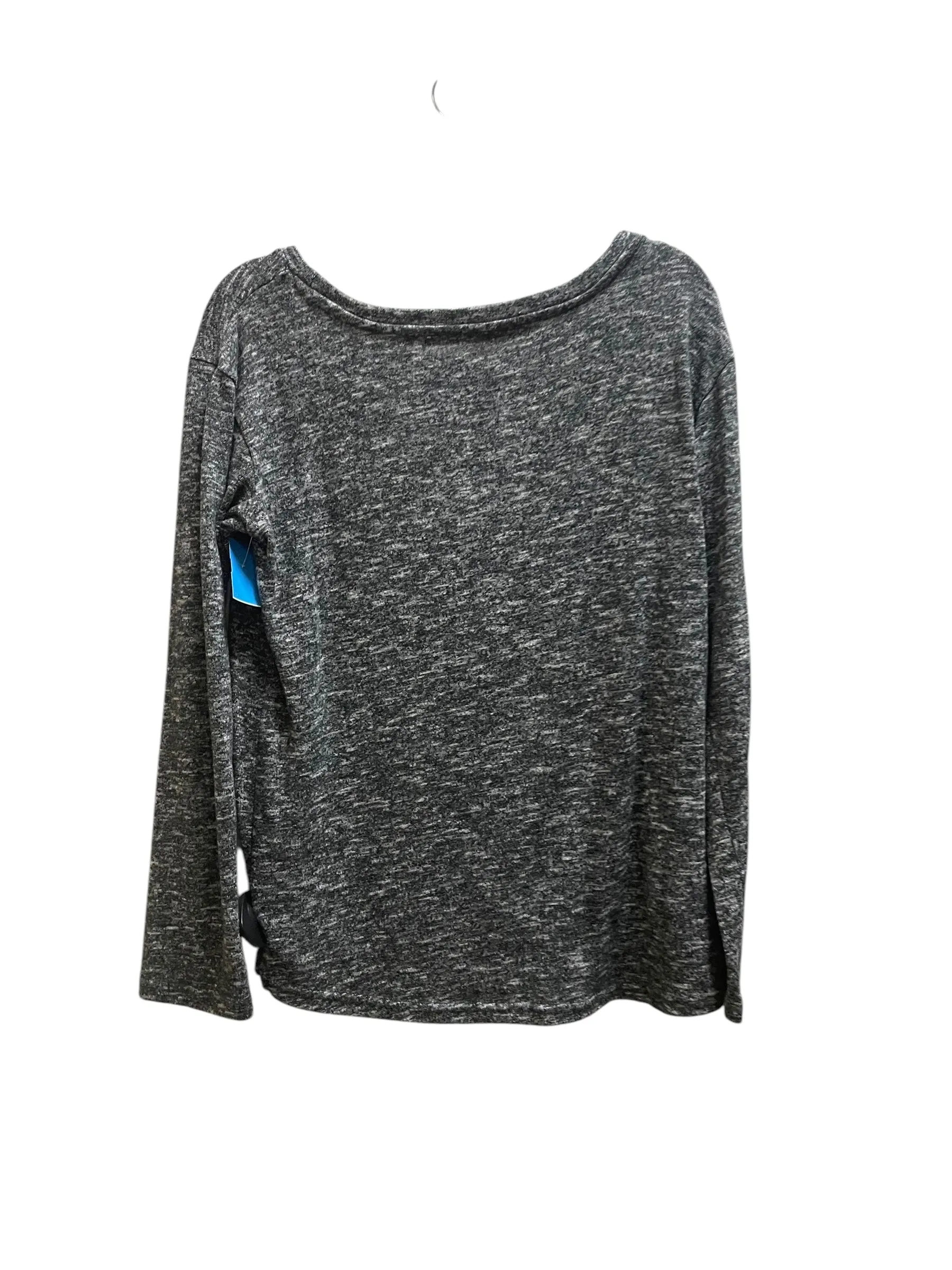 Top Long Sleeve By Clothes Mentor In Grey, Size: L