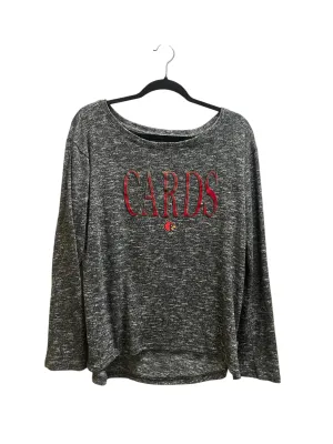 Top Long Sleeve By Clothes Mentor In Grey, Size: L
