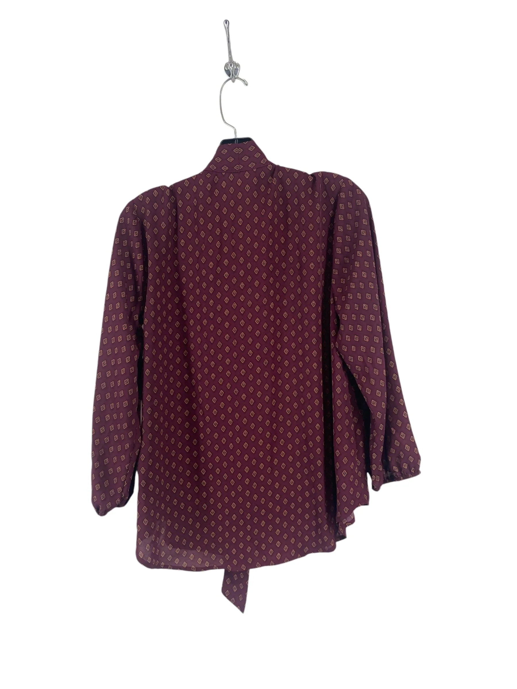 Top Long Sleeve By Clothes Mentor In Purple, Size: M