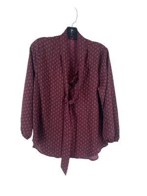 Top Long Sleeve By Clothes Mentor In Purple, Size: M