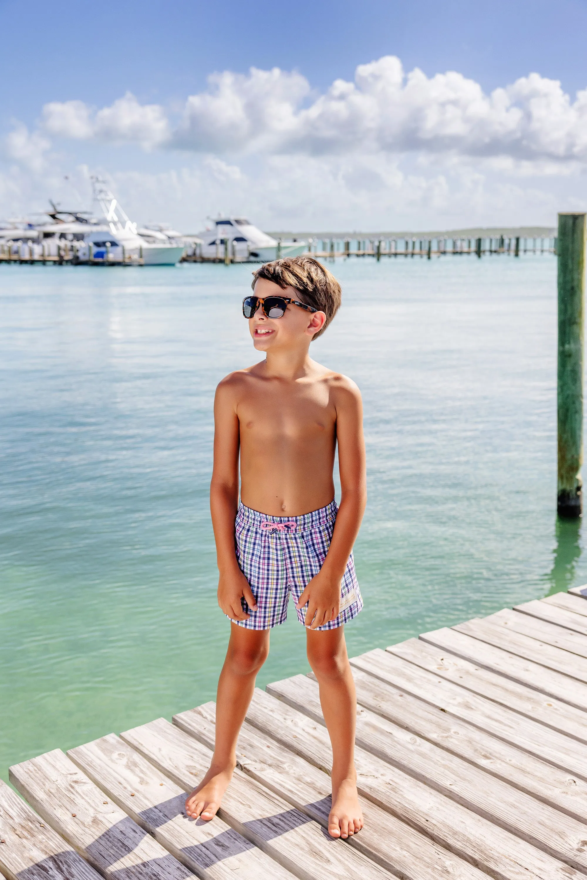 Tortola Trunks - Pier Pointe Plaid
