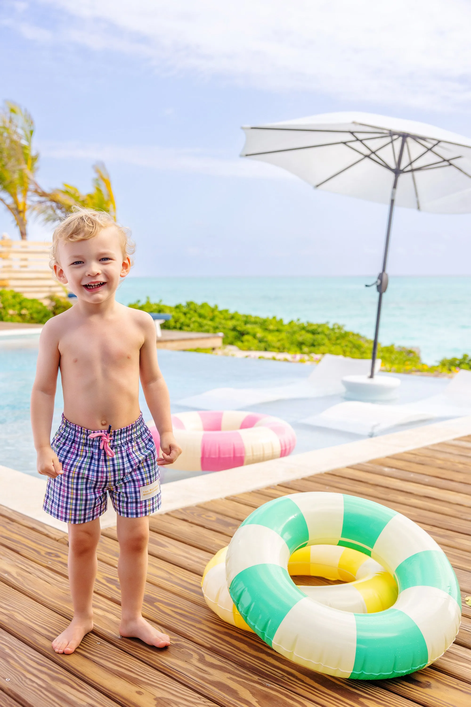 Tortola Trunks - Pier Pointe Plaid