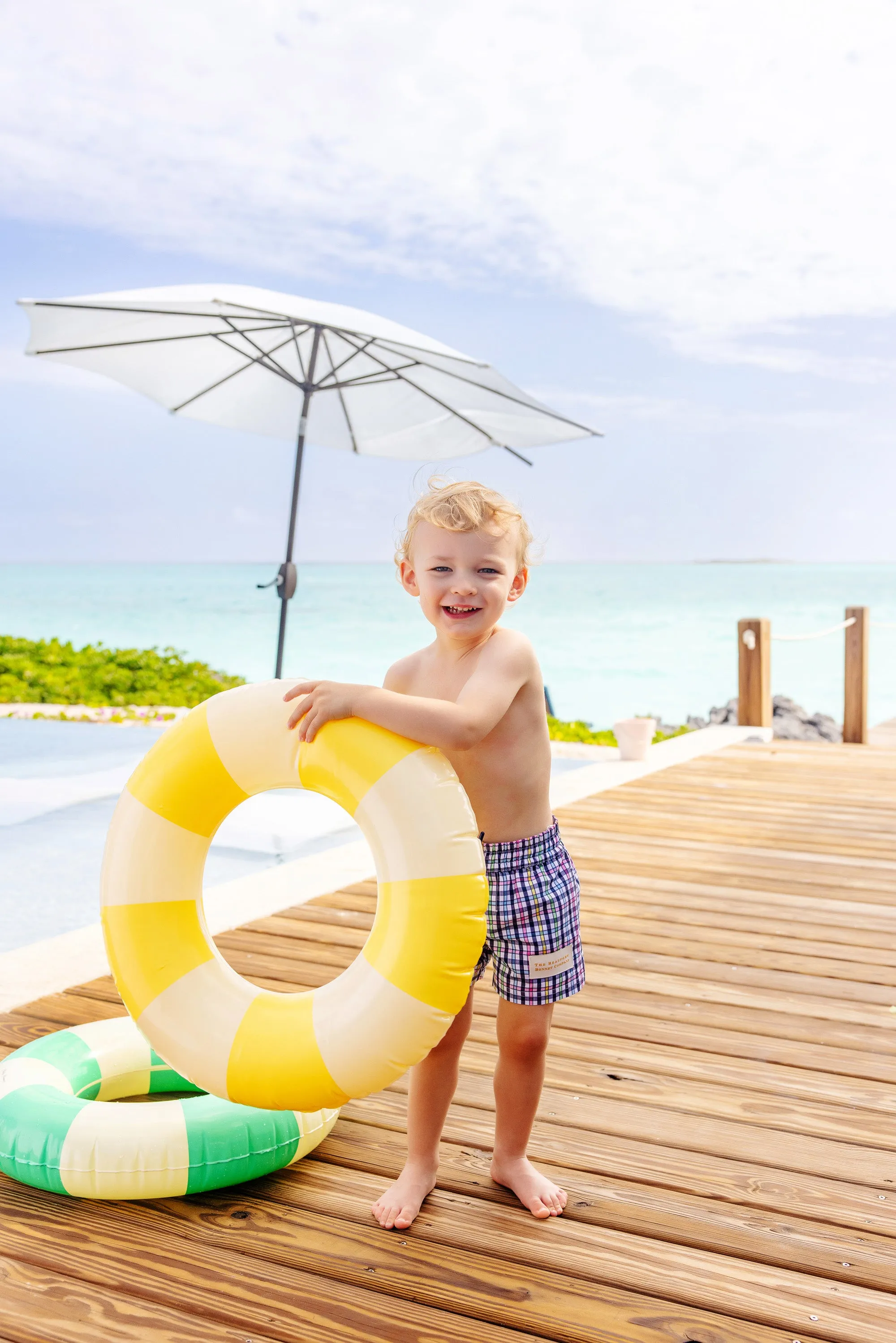 Tortola Trunks - Pier Pointe Plaid